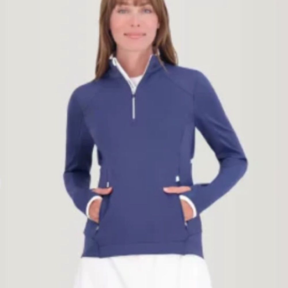 ZERO RESTRICTION Sofia Pullover Golf “TRG” Logo N… - image 3